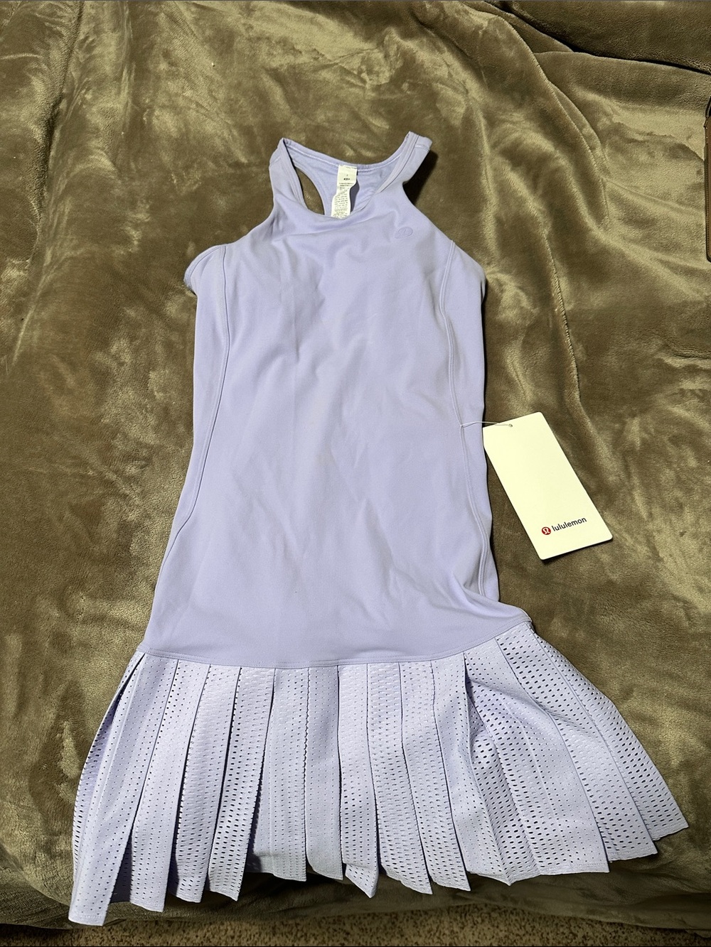 lululemon athletica Lavender Pleated Tennis Dress